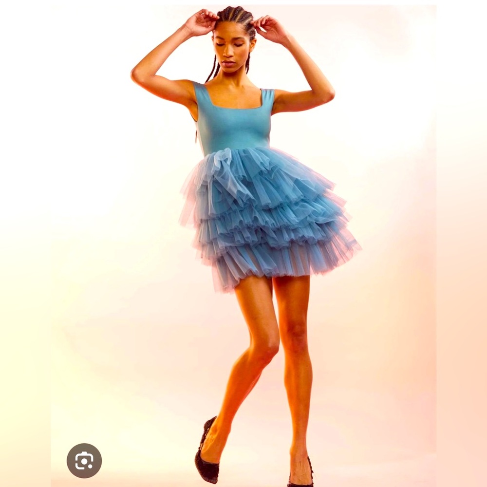 Cynthia Rowley Tulle Women's Blue Carrie Dress